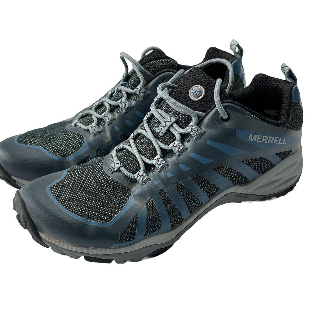 Merrell Women's Slate Blue and Charcoal Trail Sneakers